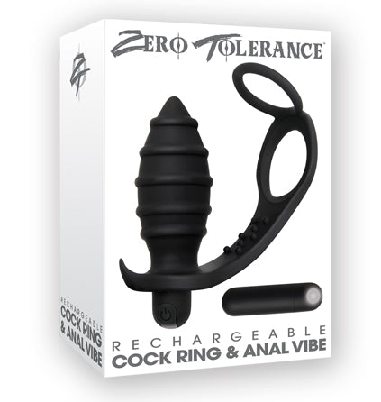 Zero Tolerance Cock Ring and Anal Vibrator